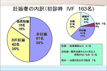 体外受精を行っていた方の妊娠率